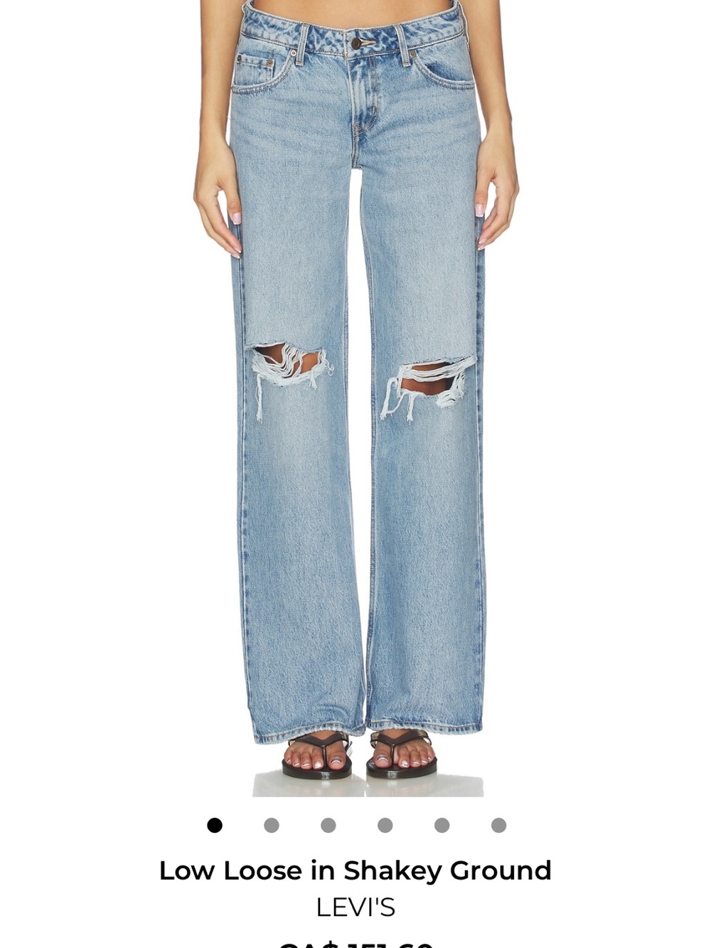 Levi low loose shakey ground